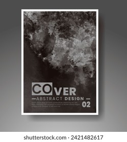 Cards with watercolor background. Design for your cover, date, postcard, banner, logo.