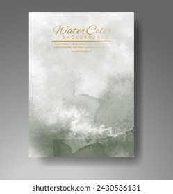 Cards with watercolor background. Design for your cover, date, postcard, banner, logo.