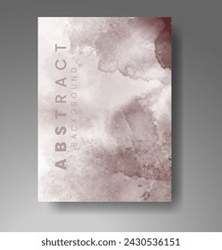 Cards with watercolor background. Design for your cover, date, postcard, banner, logo.