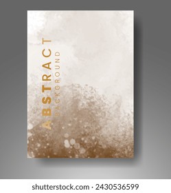 Cards with watercolor background. Design for your cover, date, postcard, banner, logo.