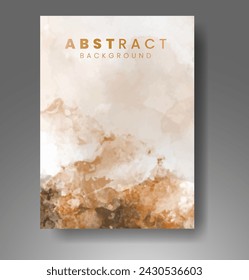 Cards with watercolor background. Design for your cover, date, postcard, banner, logo.