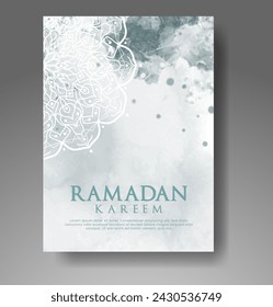 Cards with watercolor background. Design for your cover, date, postcard, banner, logo.