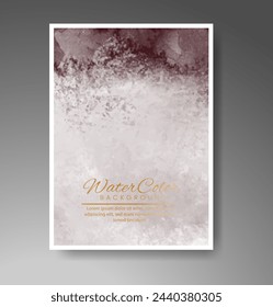 Cards with watercolor background. Design for your cover, date, postcard, banner, logo.