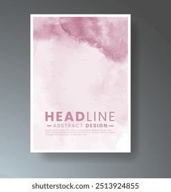 cards with watercolor background. Design for your date, postcard, banner, logo.