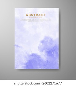 Cards with watercolor background. Design for your cover, date, postcard, banner, logo.