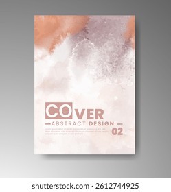 Cards with watercolor background. Design for your cover, date, postcard, banner, logo.