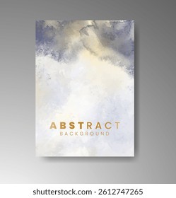 Cards with watercolor background. Design for your cover, date, postcard, banner, logo.