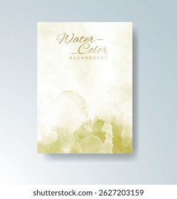 Cards with watercolor background. Design for your cover, date, postcard, banner, logo.