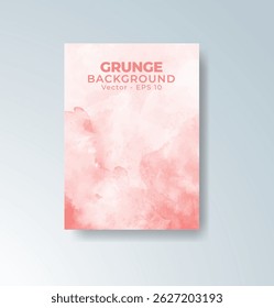 Cards with watercolor background. Design for your cover, date, postcard, banner, logo.