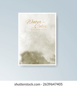 Cards with watercolor background. Design for your cover, date, postcard, banner, logo.