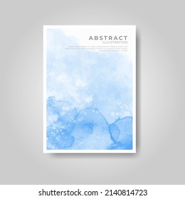 cards with watercolor blots. cards with hand drawn blots element on white background for your design. Design for your date, postcard, banner, logo. 