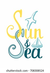 card-sun-and-sea-lettering