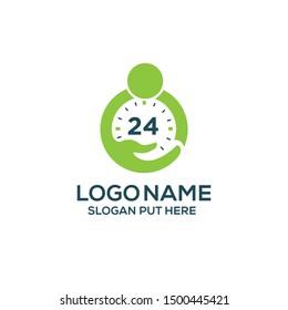 Care 24 hour logo/identity design for use healthcare