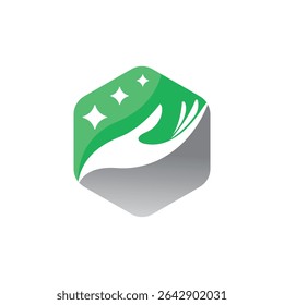care abstract logo modern style