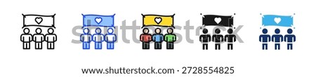 Care Box Icon Collection With Multiple Styles