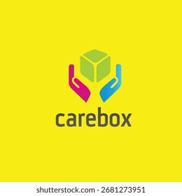 Care box logo template care box logo 