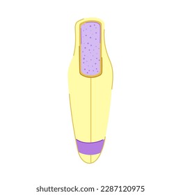 care callus remover cartoon. pedicure electronic, female woman care callus remover sign. isolated symbol vector illustration