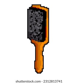 cuidado callus remover juego pixel art retro vector. quitador de llamadas de atención de bits. ilustración vintage antigua