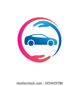 Care Car Logo Design Element