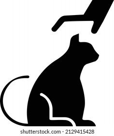 Care Cat Icon. Simple Illustration Of Self Care Sign And Symbol. Modern vector illustration.
