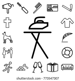 care of clothes. lifestyle icon set