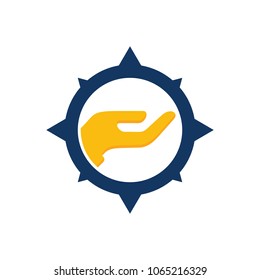Care Compass Logo Icon Design