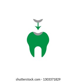Care and decaying icon. Element of Dental Care icon for mobile concept and web apps. Detailed Care and decaying icon can be used for web and mobile