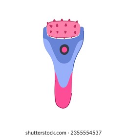 care face massager cartoon. massage beauty, treatment female, cosmetic salon care face massager sign. isolated symbol vector illustration