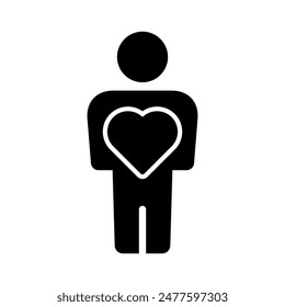 care fellow humans icon vector design illustration template