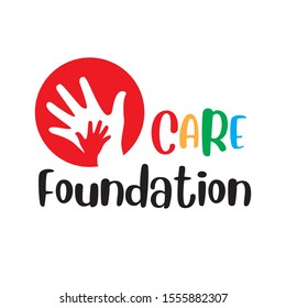 Care Foundation Logo Template Design Vector Stock Vector (Royalty Free ...