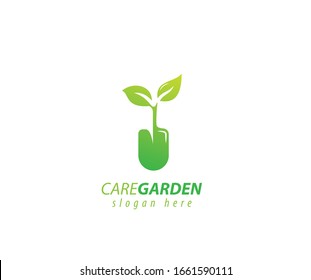  Care garden design logo sign 