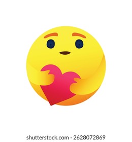 Care Heart Icon .Facebook emoticon buttons.