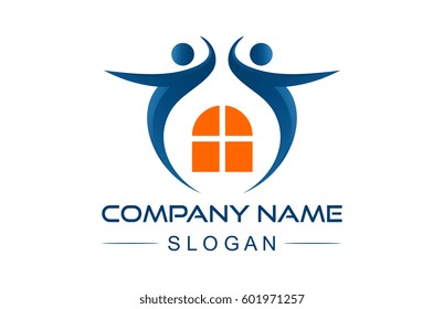 care home human logo