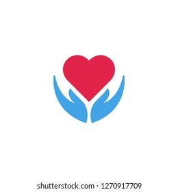 Care icon logo vector design