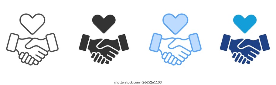 Care Icon Set Multiple Style Collection