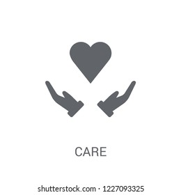 Care Icon Trendy Care Logo Concept Stock Vector (Royalty Free ...