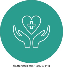 Care icon vector image. Can also be used for web apps, mobile apps and print media.