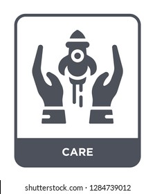 care icon vector on white background, care trendy filled icons from Startup stategy and success collection, care vector illustration