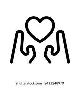 Care Icon Vector Symbol Design Illustration