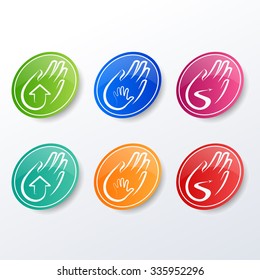Care Icons. Hand.