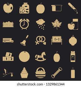 Care icons set. Simple set of 25 care icons for web for any design