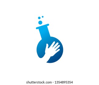 Care Lab Logo Template, Icon, Symbol - Vector