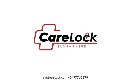 Care Lock For Trip Care Logo Design Template