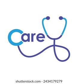 care logo design template. hand care vector icon illustration