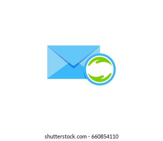 Care Mail Icon Logo Design Element