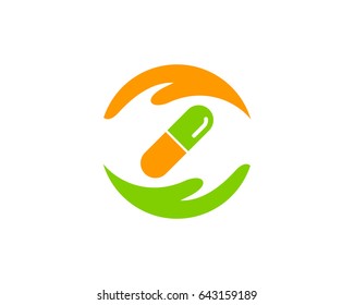 Care Medicine Icon Logo Design Element