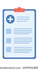 Care Plan for medical patient and care plan record of patient for medical care plan in clipboard written information patients record. Medical records file document of patient in recording patient data