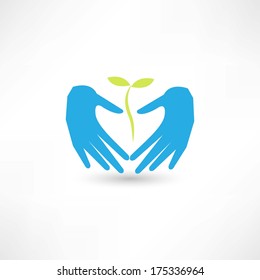 Care plant icon