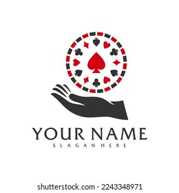 Care Poker logo vector template, Creative Poker logo design concepts