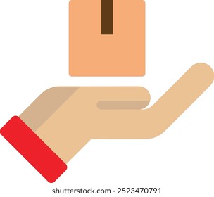 Care Product Logistic Icon Vector Flat Illustration